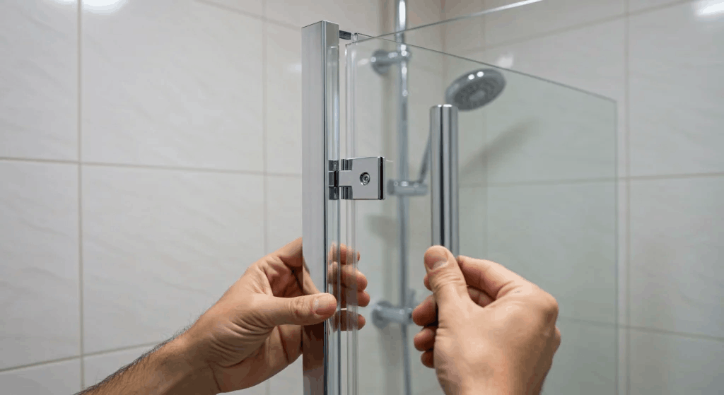 shower glass door